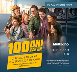 „100 DNI: Misja Zeus” – relacja z premiery i pamiątkowe pocztówki z autografem!
