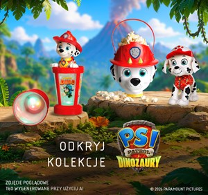 Baza wzywa! Zestawy i gadżety z filmu „Psi Patrol i dinozaury” czekają w Multikinie